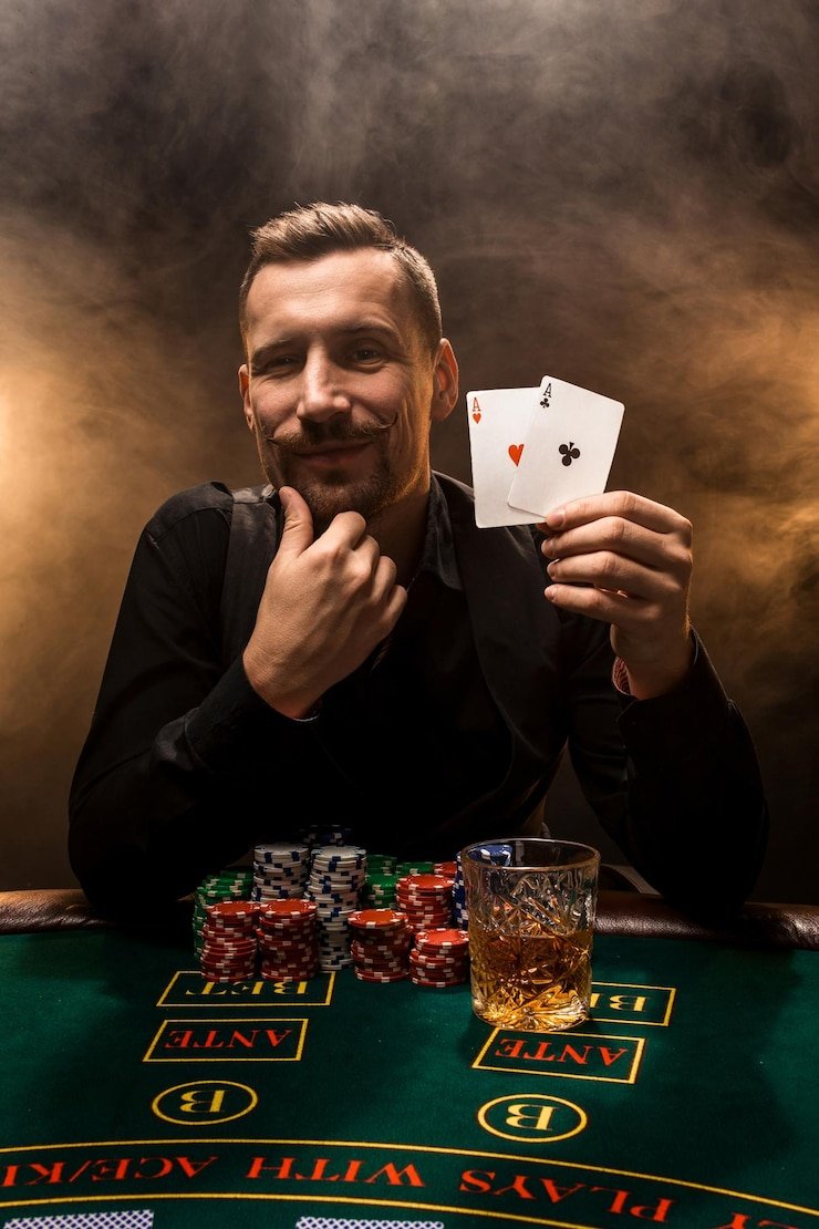 Live game show dealer interface with card table and betting area
